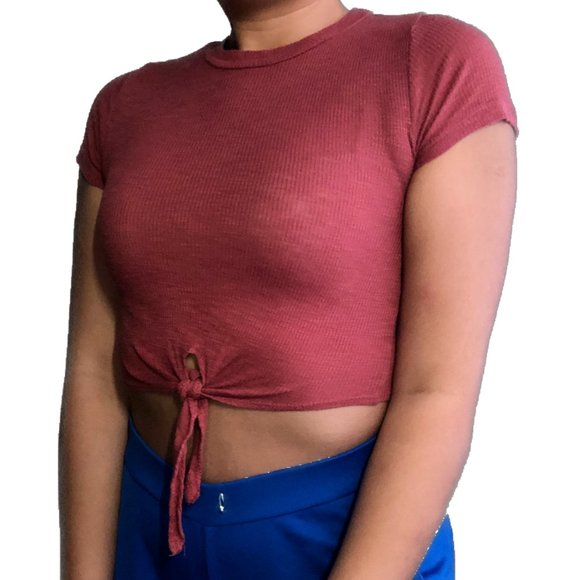 Forever 21 Crop Top - Rose - Picture 2 of 2